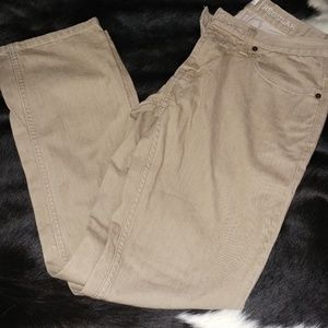 Mens • Free World • Tan Beige Khaki Skinny Leg Pants Jeans Colored Neutral 30